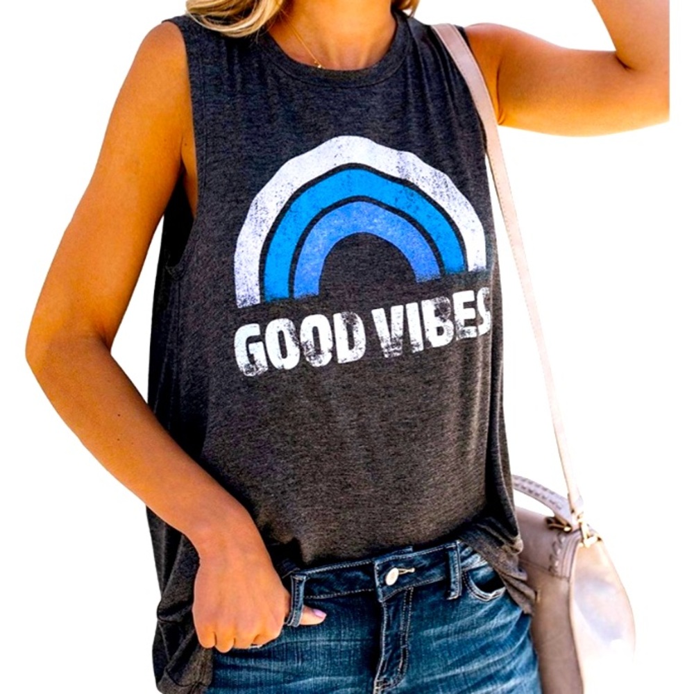 Spread Positivity in this “Good Vibes” Tank ✌🏻